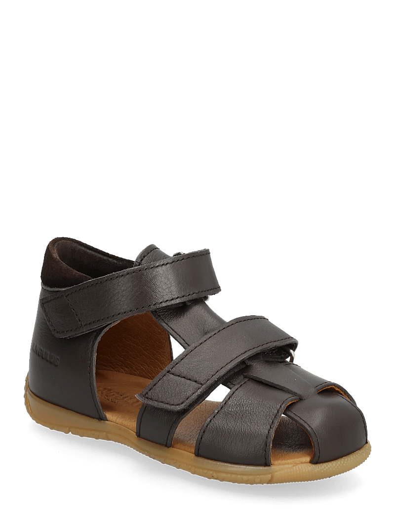 ANGULUS - Sandals - flat - closed toe - shoes - 3200/1779 dark brown/dark brow - 0