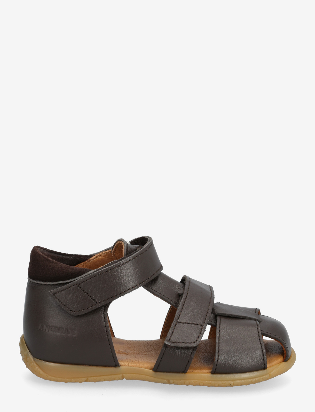 ANGULUS - Sandals - flat  - closed toe - shoes - 3200/1779 dark brown/dark brow - 1