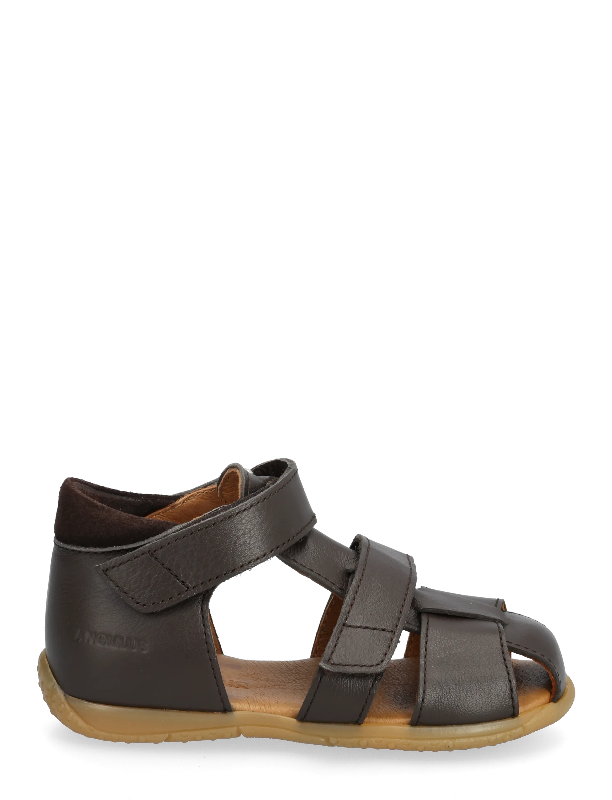 ANGULUS - Sandals - flat  - closed toe - kengät - 3200/1779 dark brown/dark brow - 1