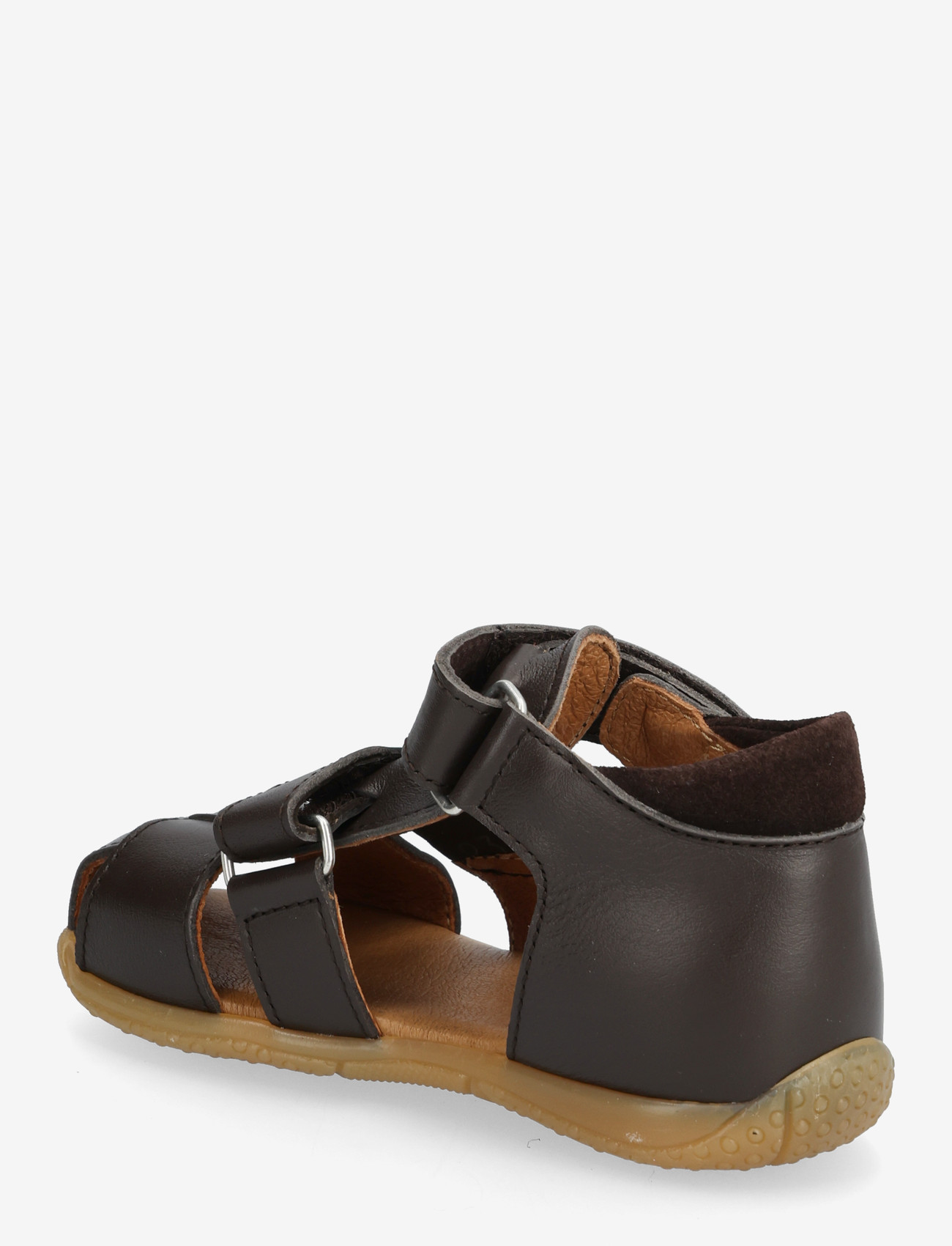 ANGULUS - Sandals - flat  - closed toe - shoes - 3200/1779 dark brown/dark brow - 2