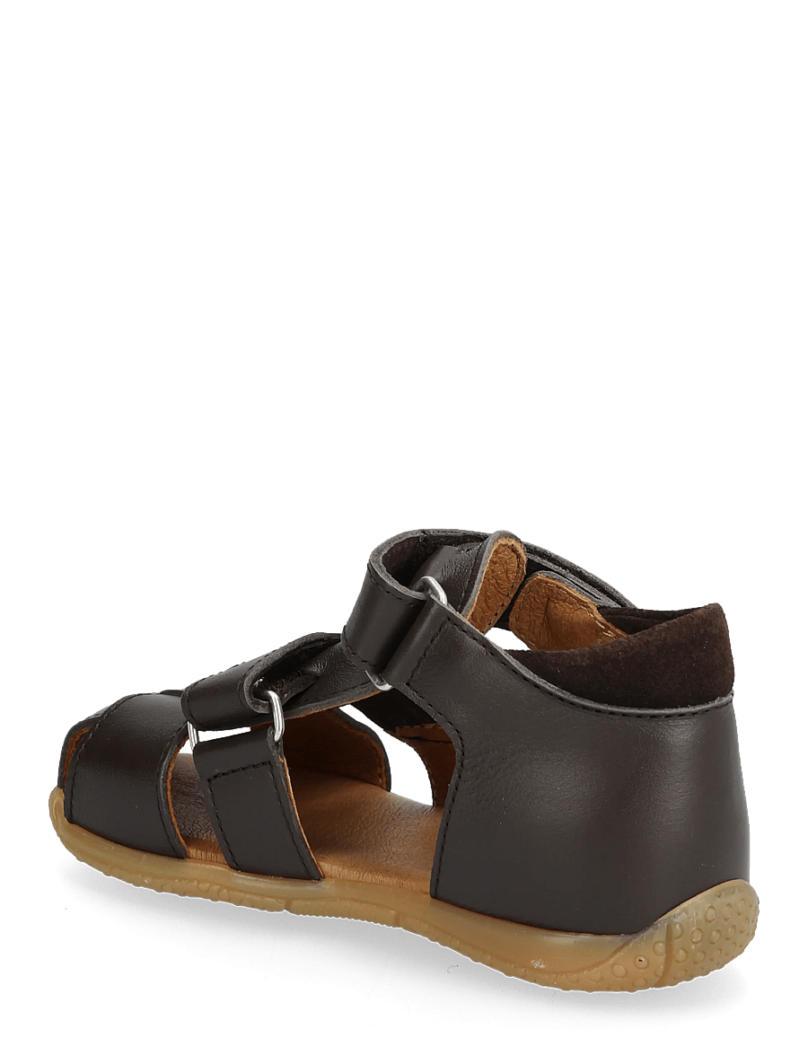 ANGULUS - Sandals - flat - closed toe - kengät - 3200/1779 dark brown/dark brow - 2