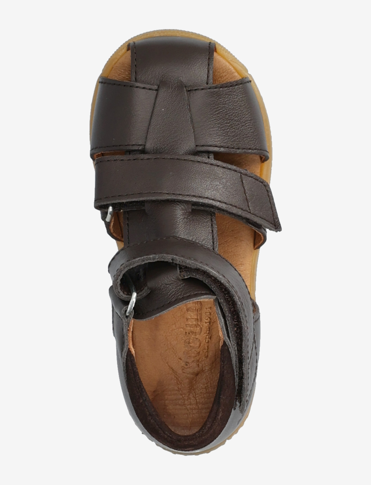 ANGULUS - Sandals - flat  - closed toe - shoes - 3200/1779 dark brown/dark brow - 3