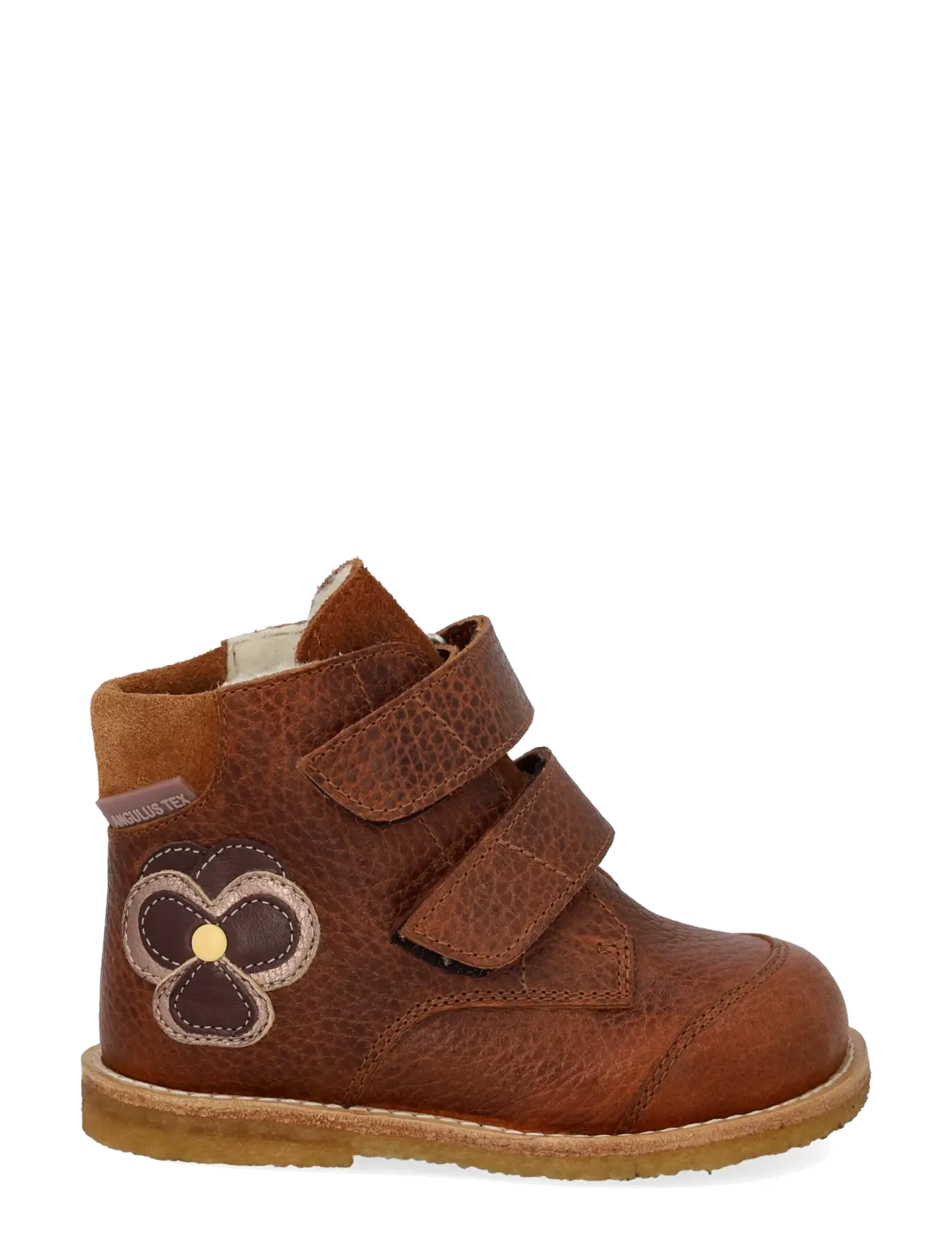 ANGULUS - Boots - flat - with velcro - winter boots - 2509/2219 cognac - 1