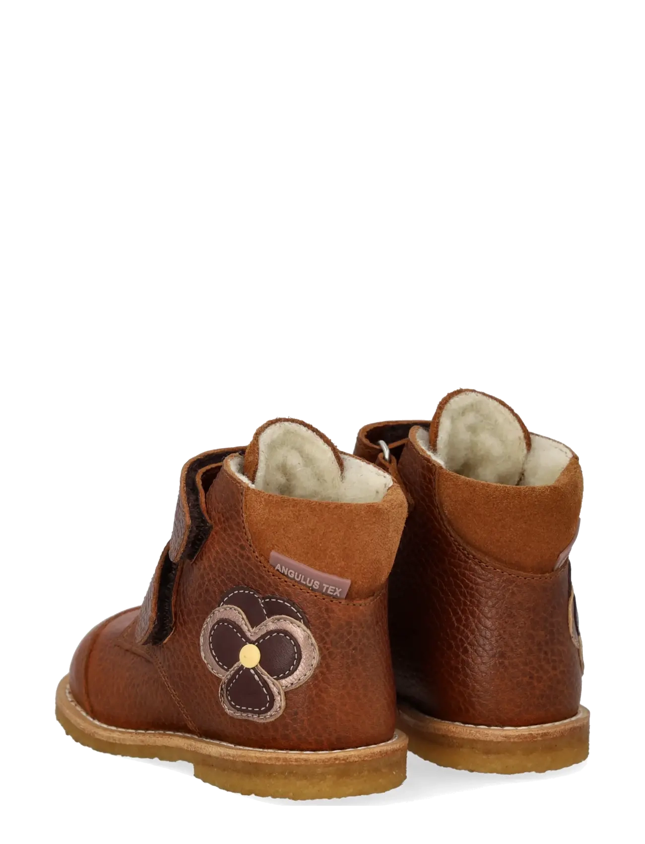ANGULUS - Boots - flat - with velcro - winter boots - 2509/2219 cognac - 2