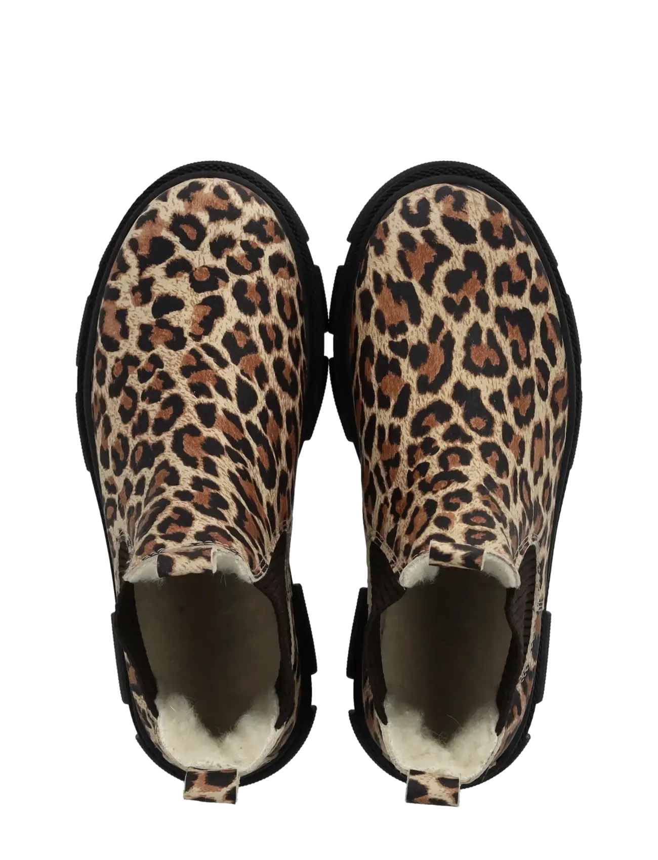 ANGULUS - Boots - flat - winter boots - 4020/046 beige leo/dark brown - 3