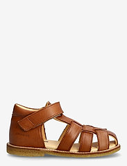 ANGULUS - Sandals - flat - closed toe -  - strap sandals - 1545 cognac - 1