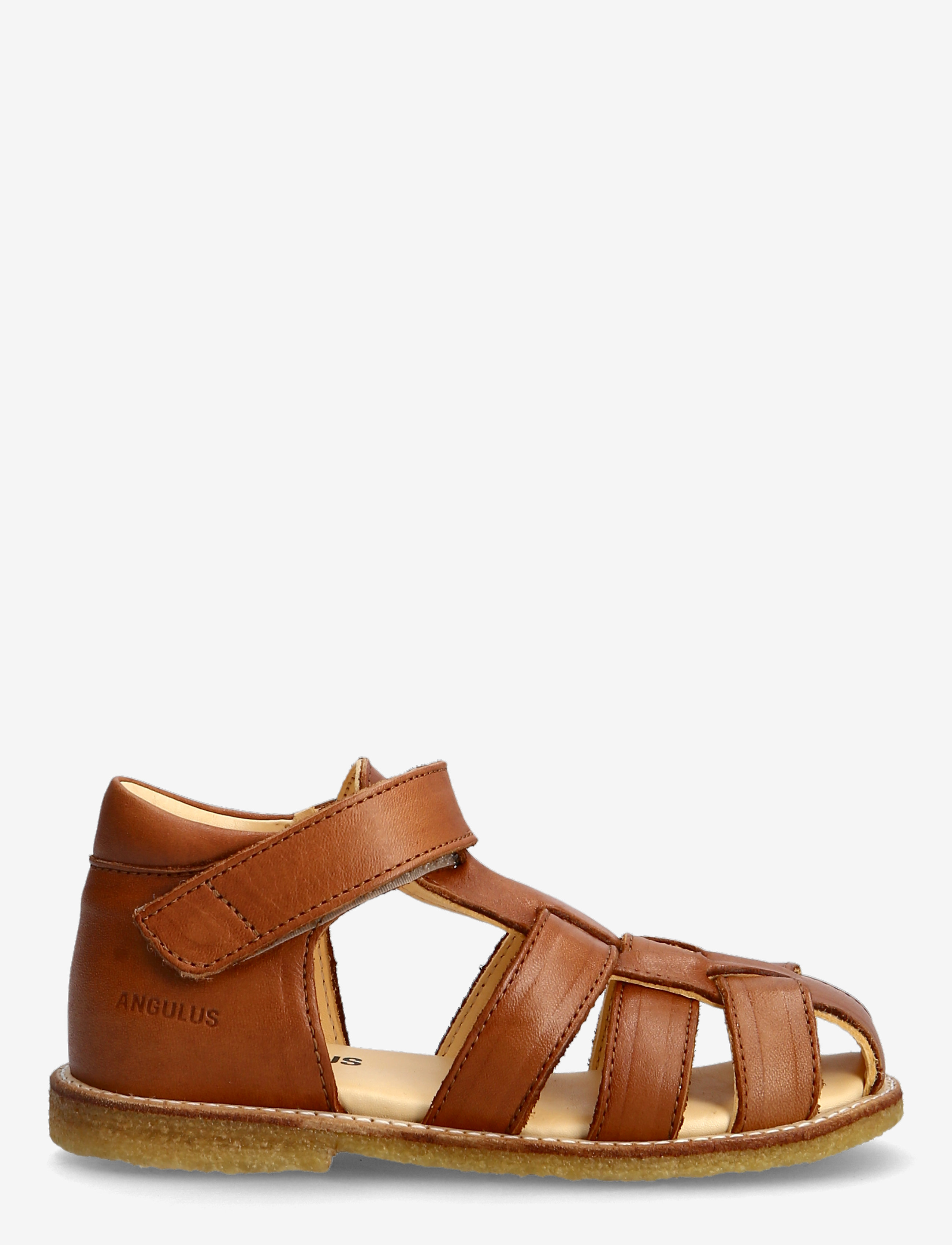 ANGULUS - Sandals - flat  - closed toe - 1545 cognac - 2
