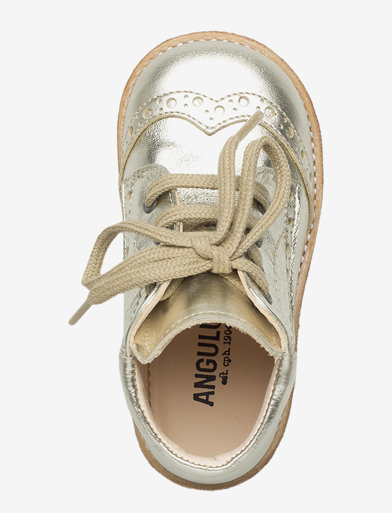 ANGULUS - Sandals - flat - closed toe - - skor - 1325 champagne - 3