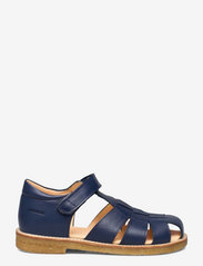 ANGULUS - Sandals - flat - closed toe -  - siksniņu sandales - 1413 blue - 1
