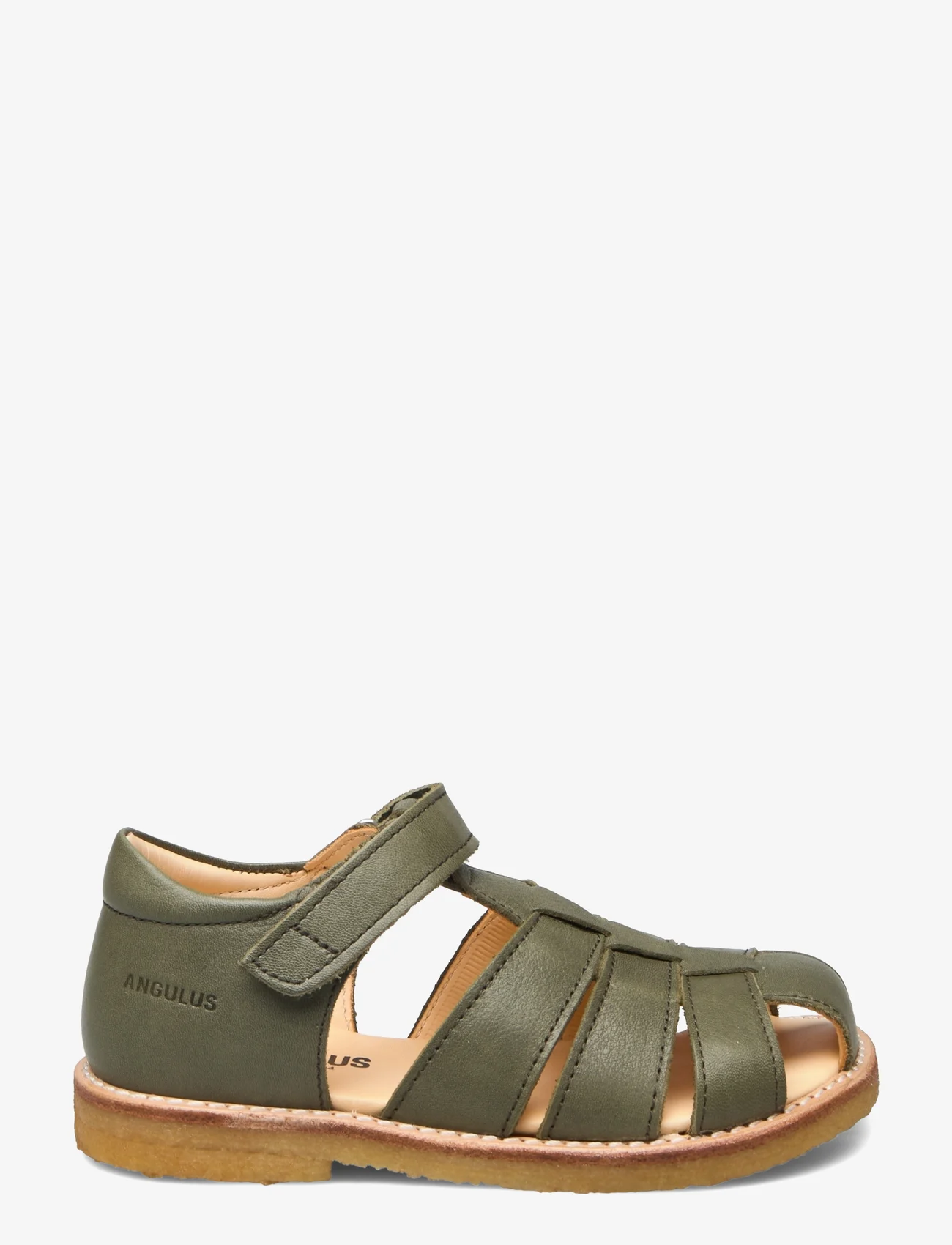 ANGULUS - Sandals - flat - closed toe - - gode sommertilbud - 1588 dark green - 1