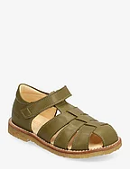 Sandals - flat - closed toe - - 1728 OLIVE