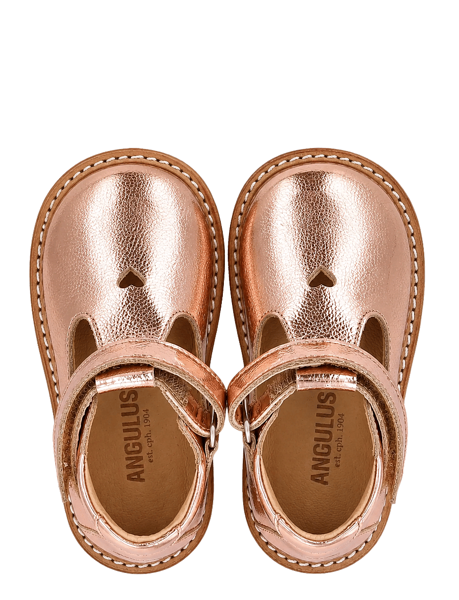 ANGULUS - T - bar Shoe - sko - 1311 rose gold - 3