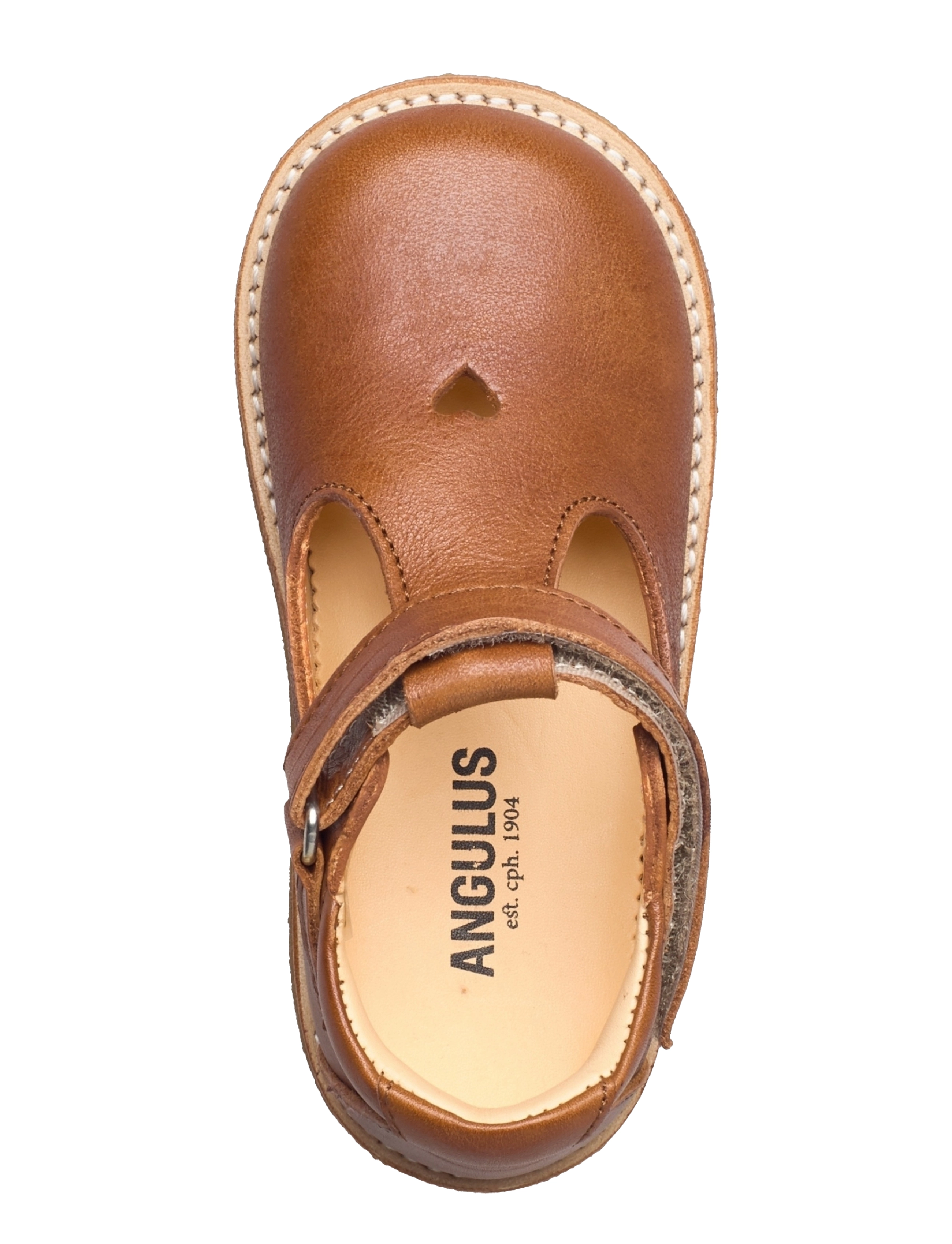 ANGULUS - T - bar Shoe - sko - 1545 cognac - 3