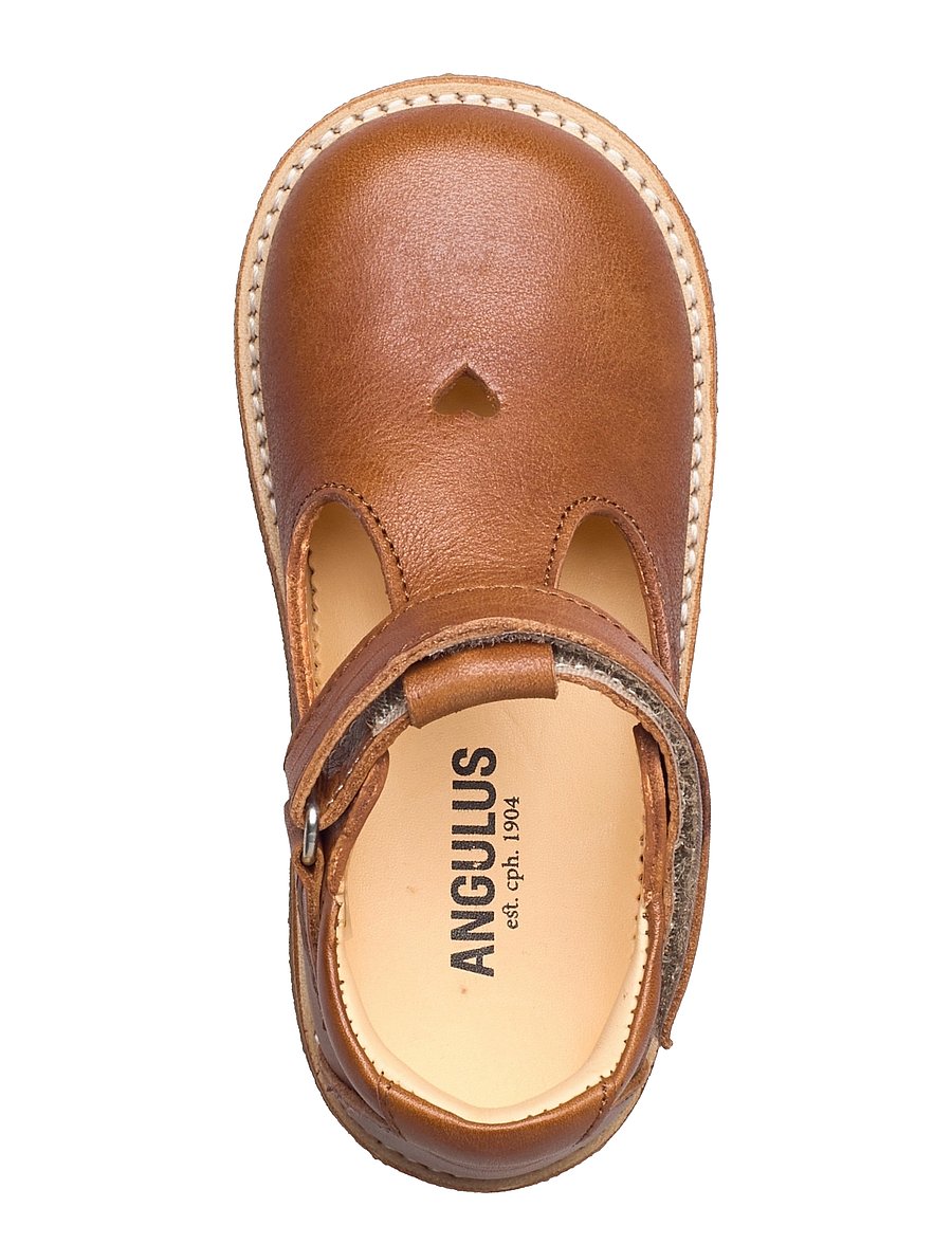 ANGULUS - T - bar Shoe - sko - 1545 cognac - 3