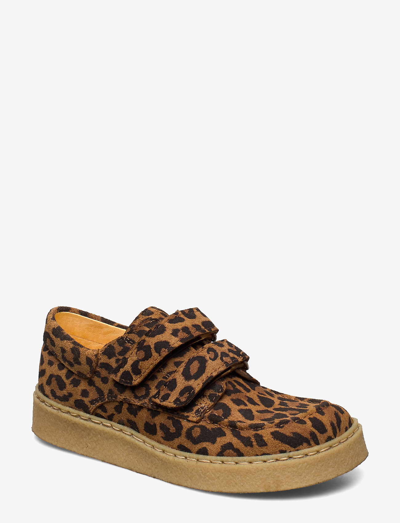 Shoes - flat - with velcro - 2164 LEOPARD