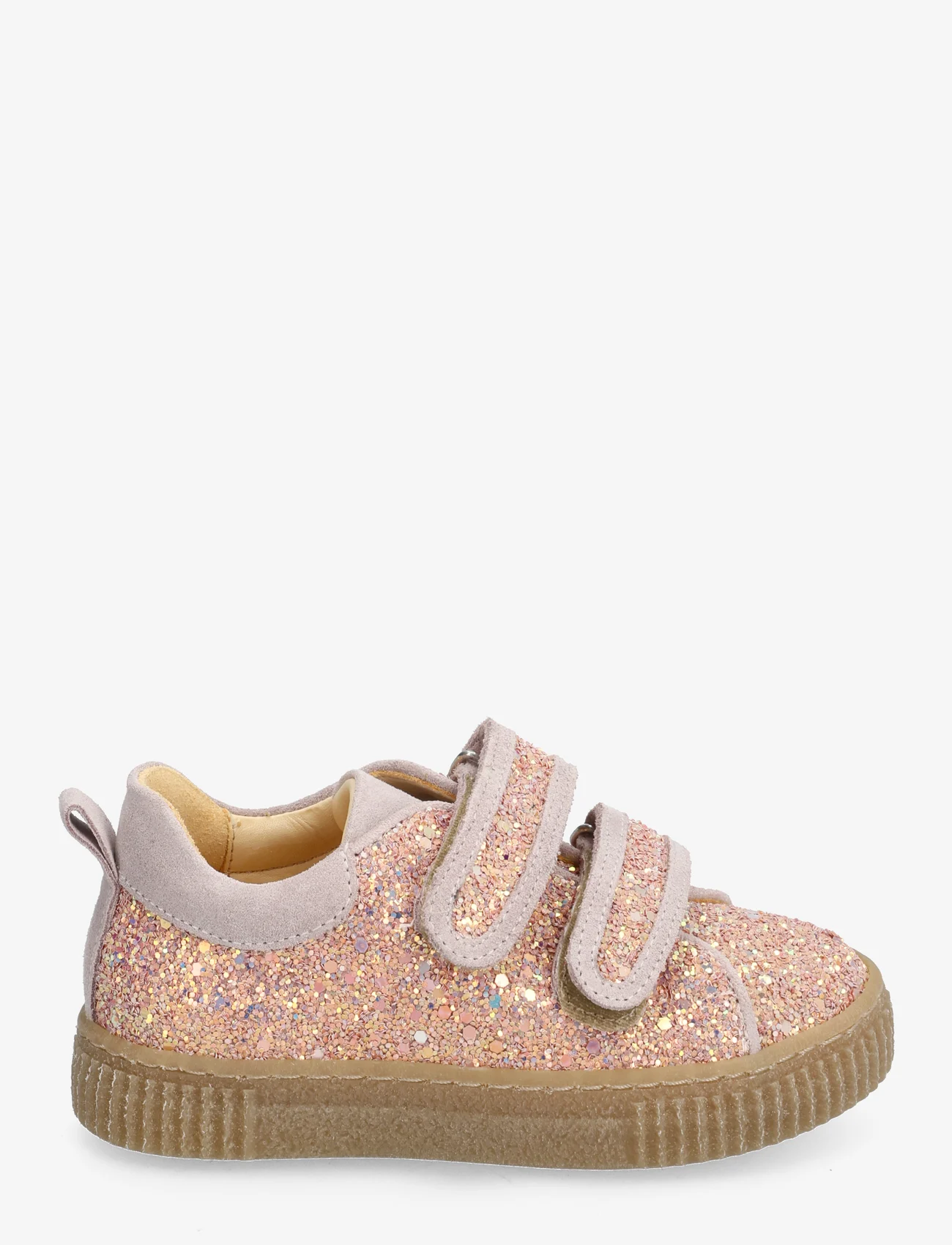 ANGULUS - Shoes - flat - with velcro - gode sommertilbud - 2750/2731 rose glitter/pale ro - 1