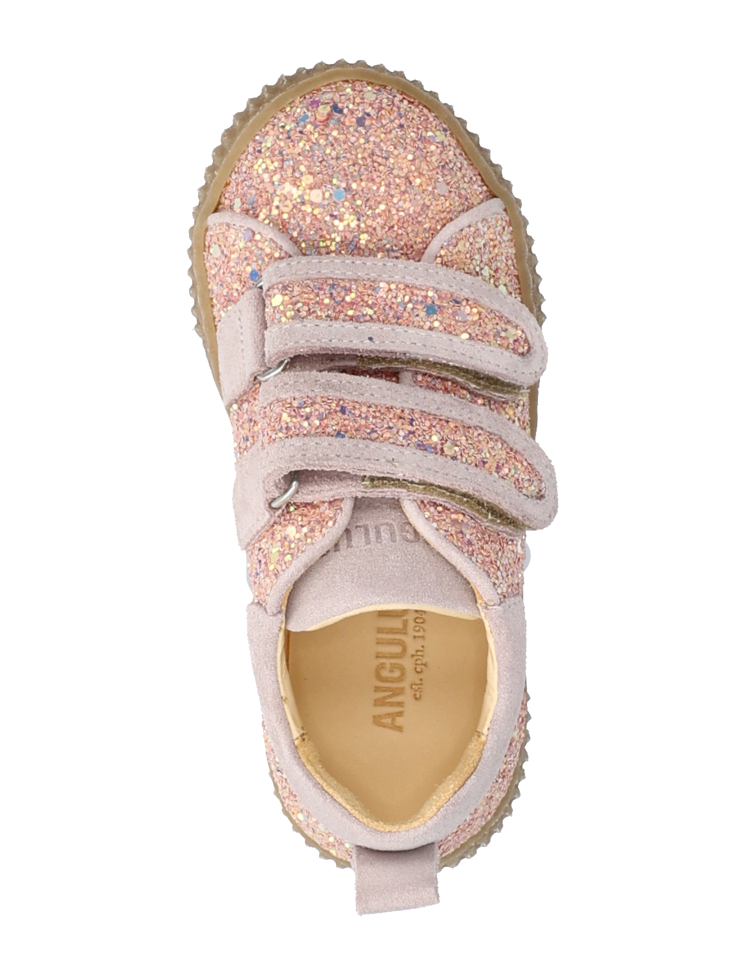 ANGULUS - Shoes - flat - with velcro - 2750/2731 rose glitter/pale ro - 3