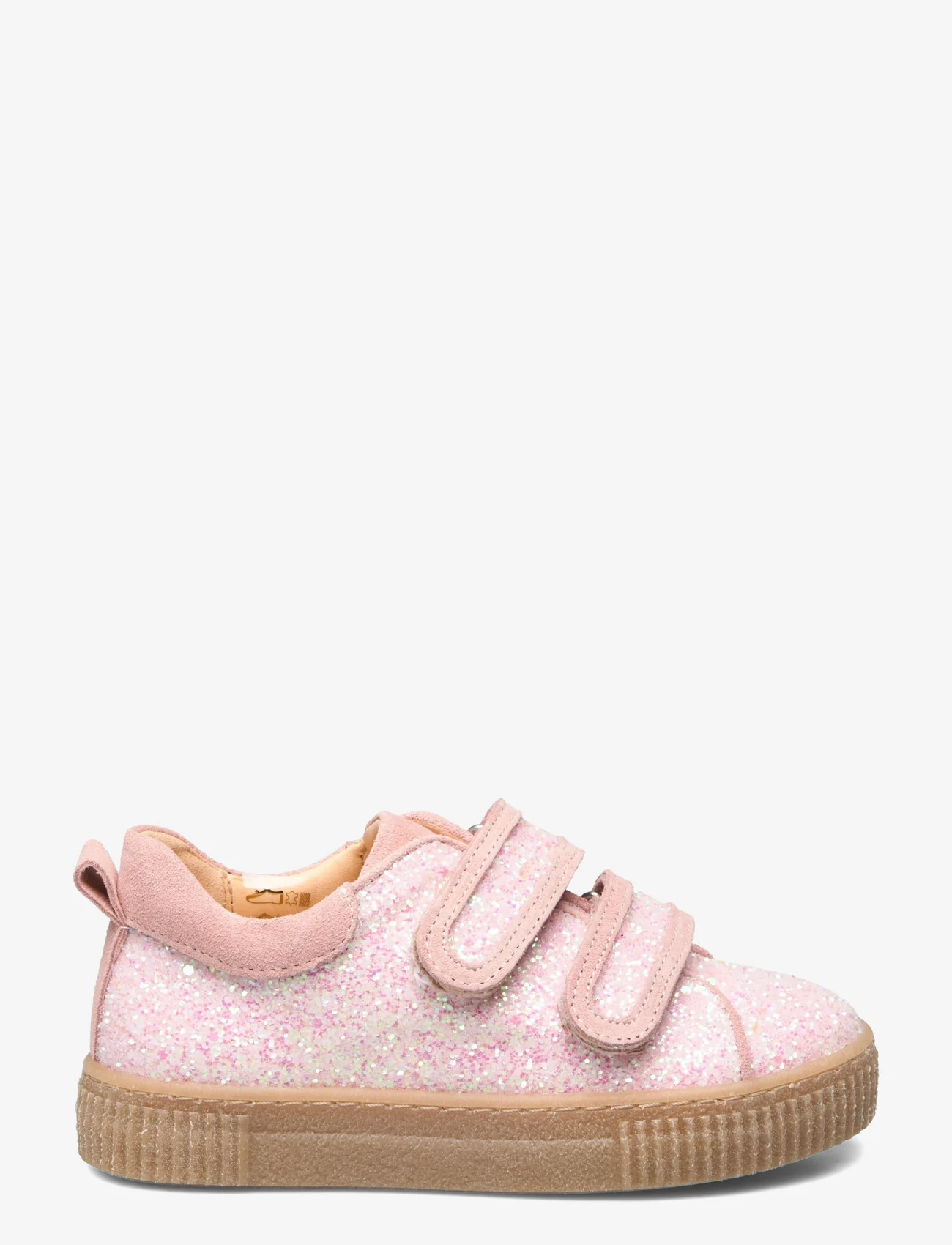 ANGULUS - Shoes - flat - with velcro - kesälöytöjä - 2698 rosa glitter/peach - 1