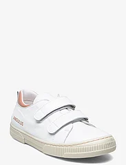 ANGULUS - Shoes - flat - with velcro - letnie okazje - 1521/1470 white/d.peach - 0