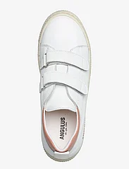 ANGULUS - Shoes - flat - with velcro - zomerkoopjes - 1521/1470 white/d.peach - 3