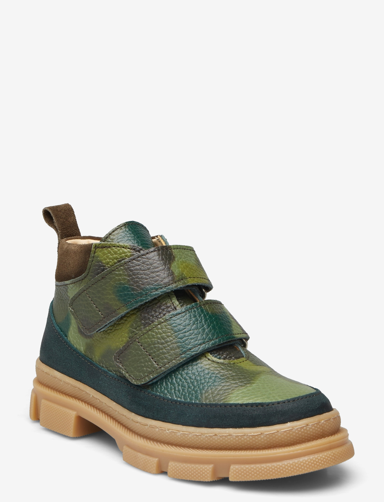 ANGULUS - Shoes - flat - with velcro - efterårssko - 3332/3307/3225 deep teal/camo - 0