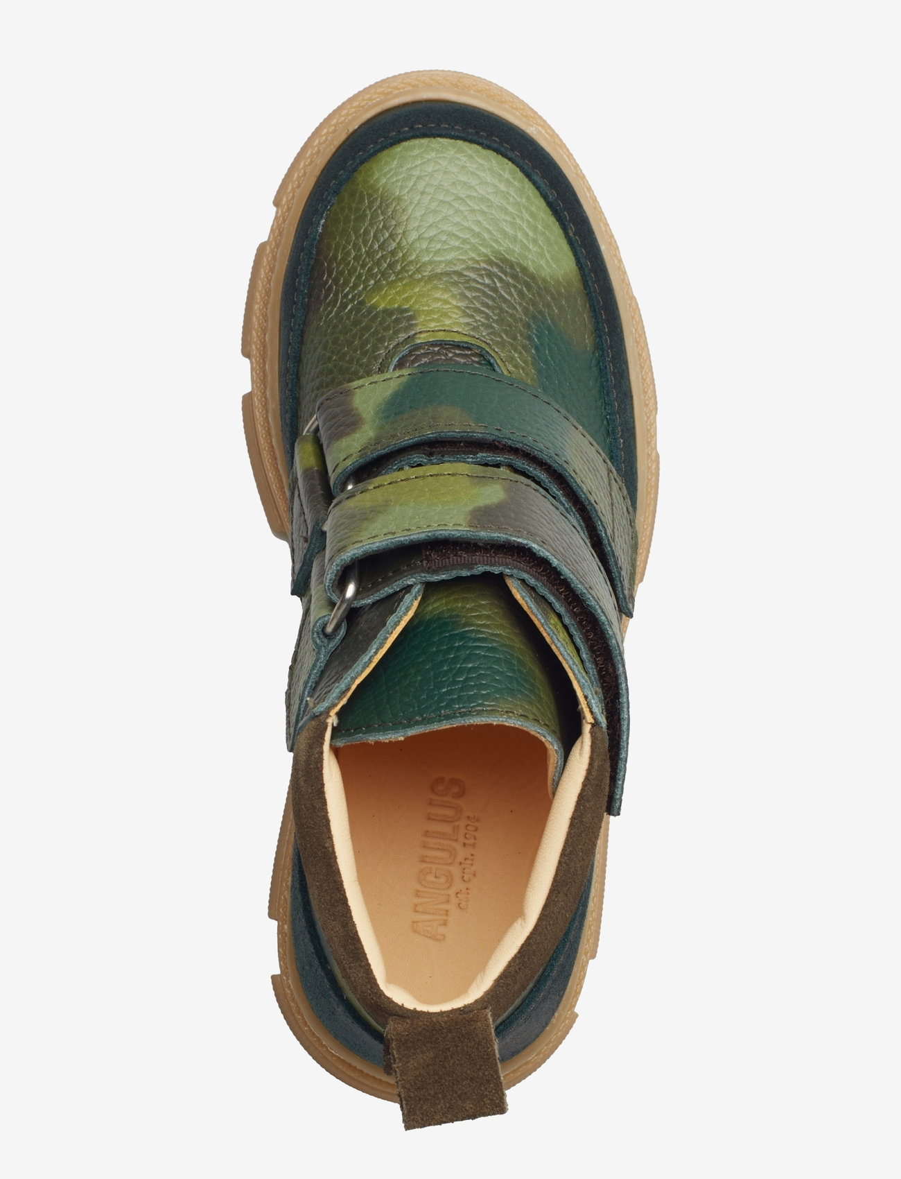 ANGULUS - Shoes - flat - with velcro - efterårssko - 3332/3307/3225 deep teal/camo - 3