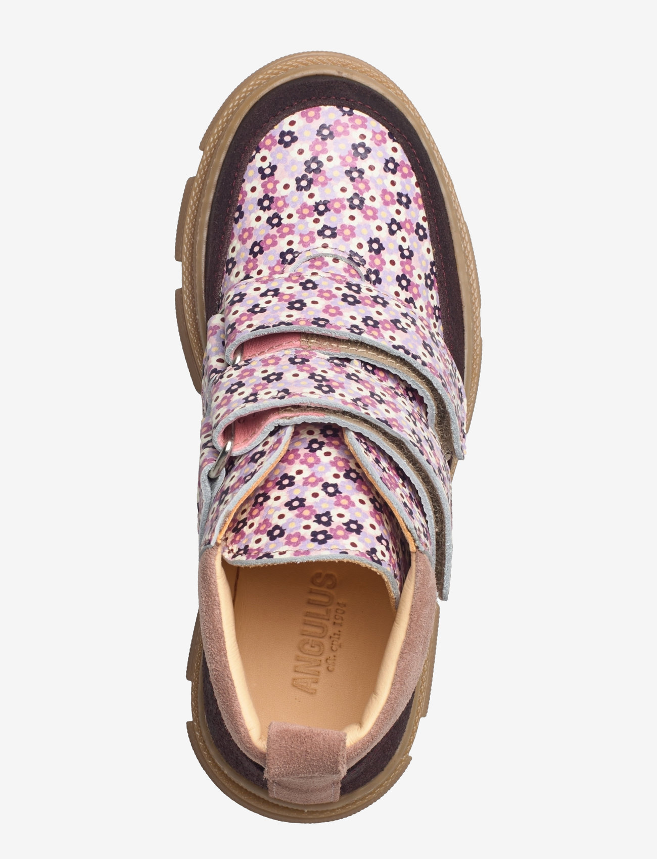 ANGULUS - Shoes - flat - with velcro - kingad - 3330/3304/3222 dusty aubergine - 3