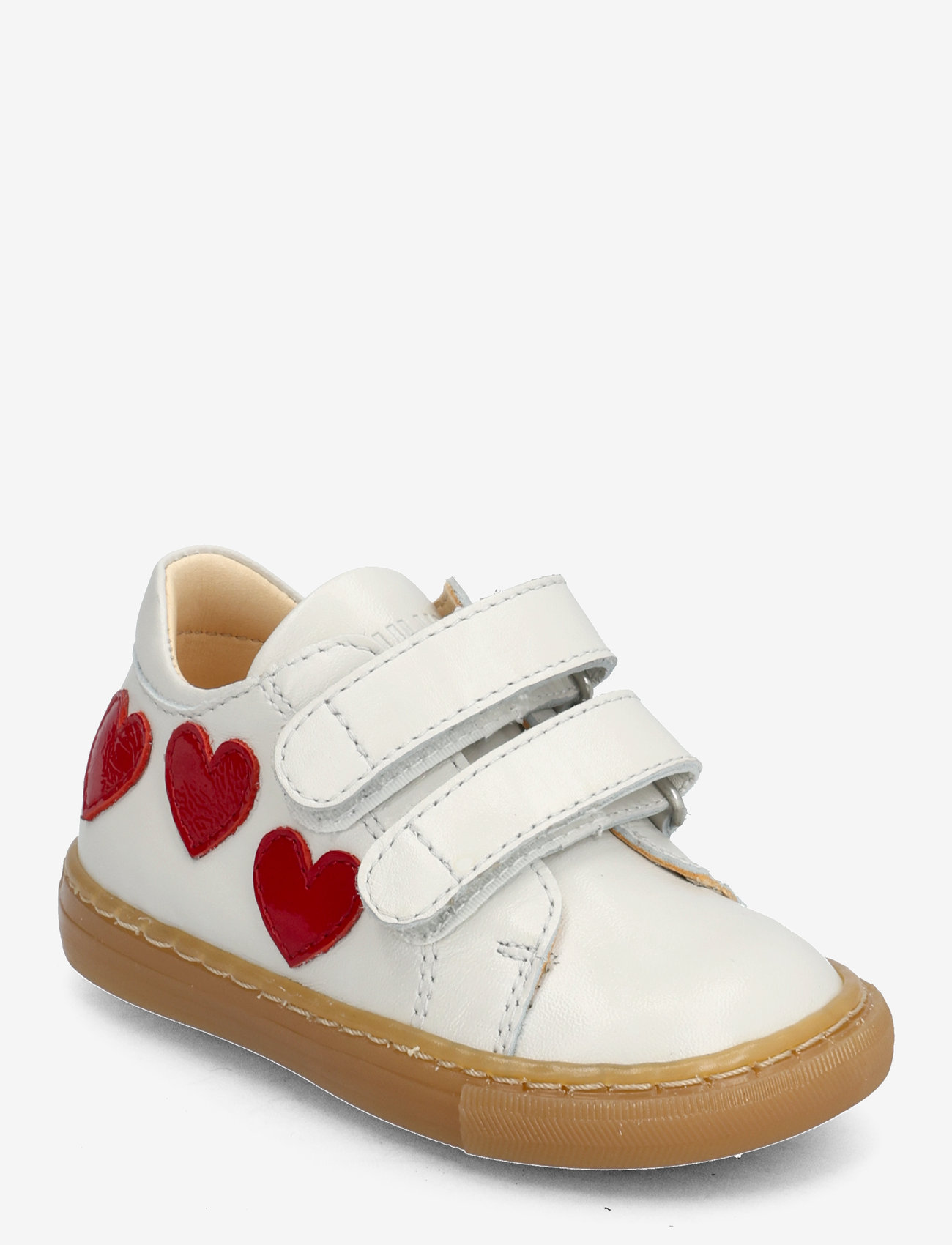ANGULUS - Shoes - flat - with velcro - sommerkupp - 1493/a003 off white/hearts - 0