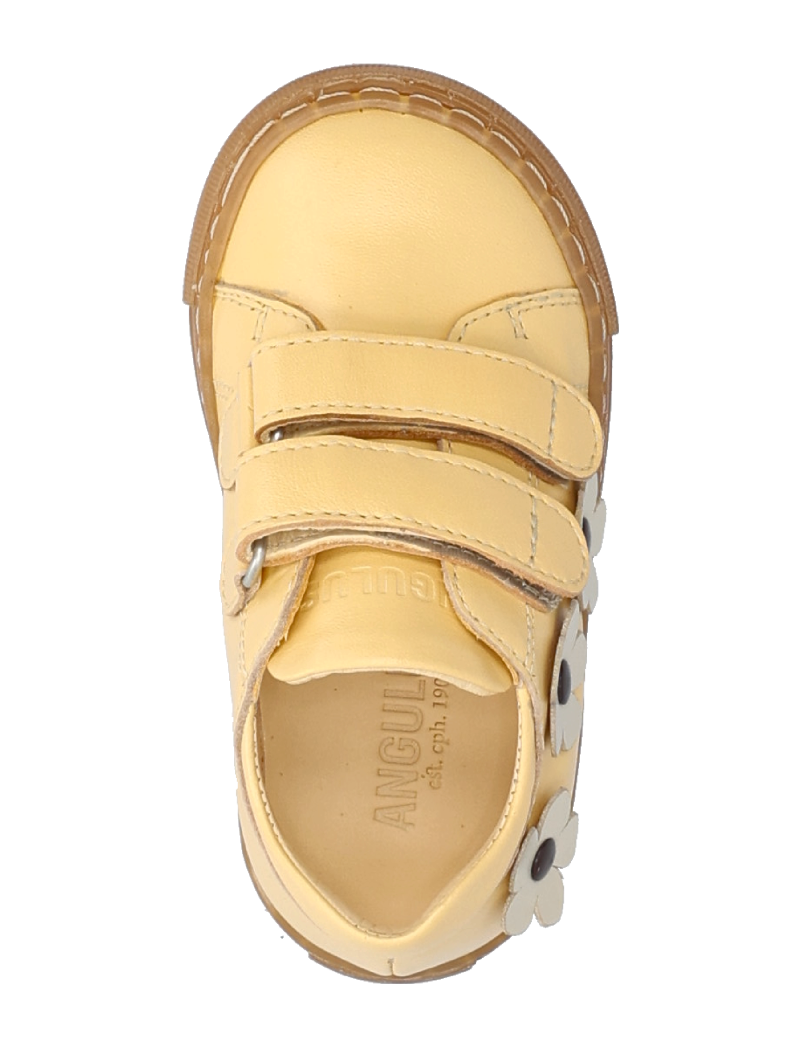 ANGULUS - Shoes - flat - with velcro - 2713/1502 mellow yellow/butter - 4