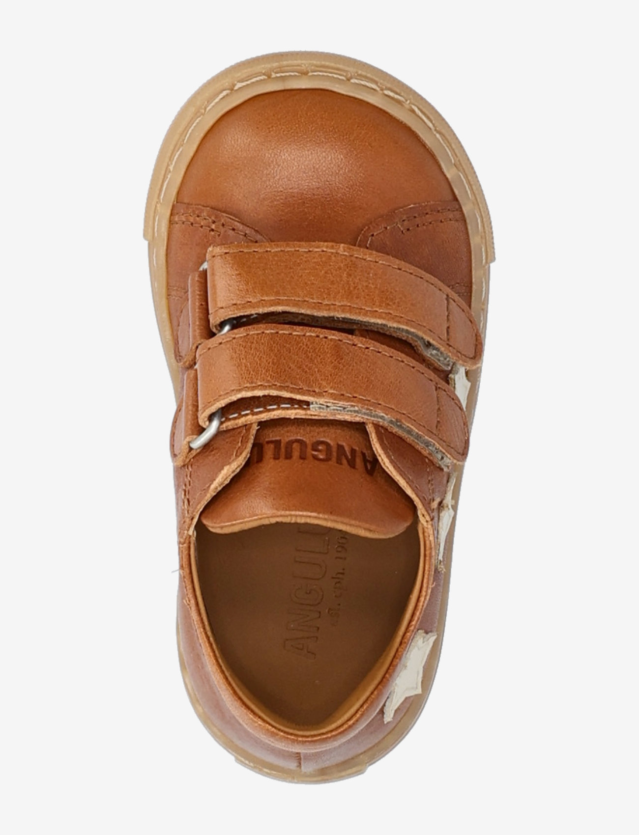 ANGULUS - Shoes - flat - with velcro - 1545/1502 cognac/buttermilk - 3
