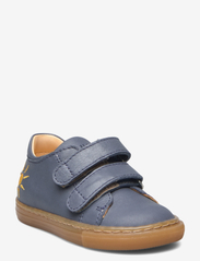 Shoes - flat - with velcro - 2715 BLUE FOG