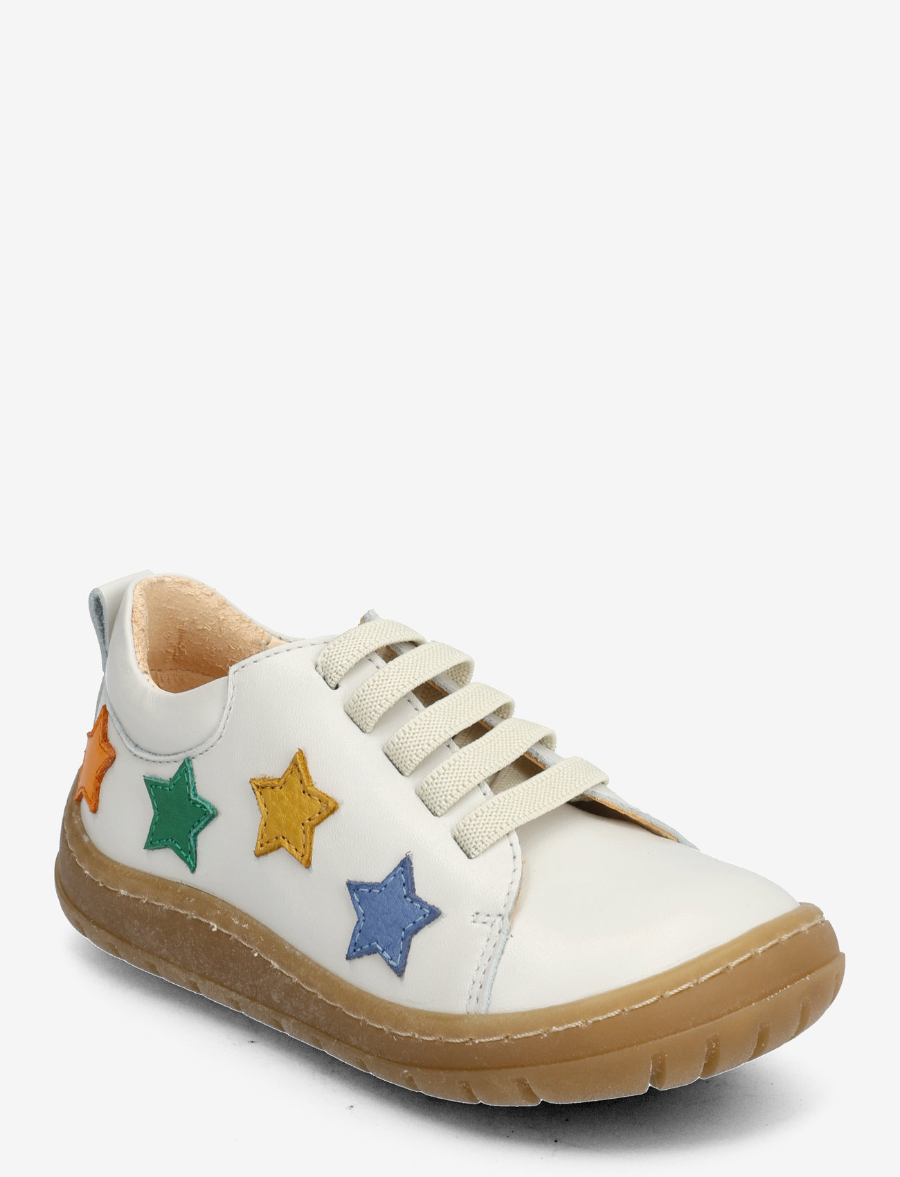 ANGULUS - Shoes - flat - with lace - gode sommertilbud - 1493/a006 off white/stars - 0