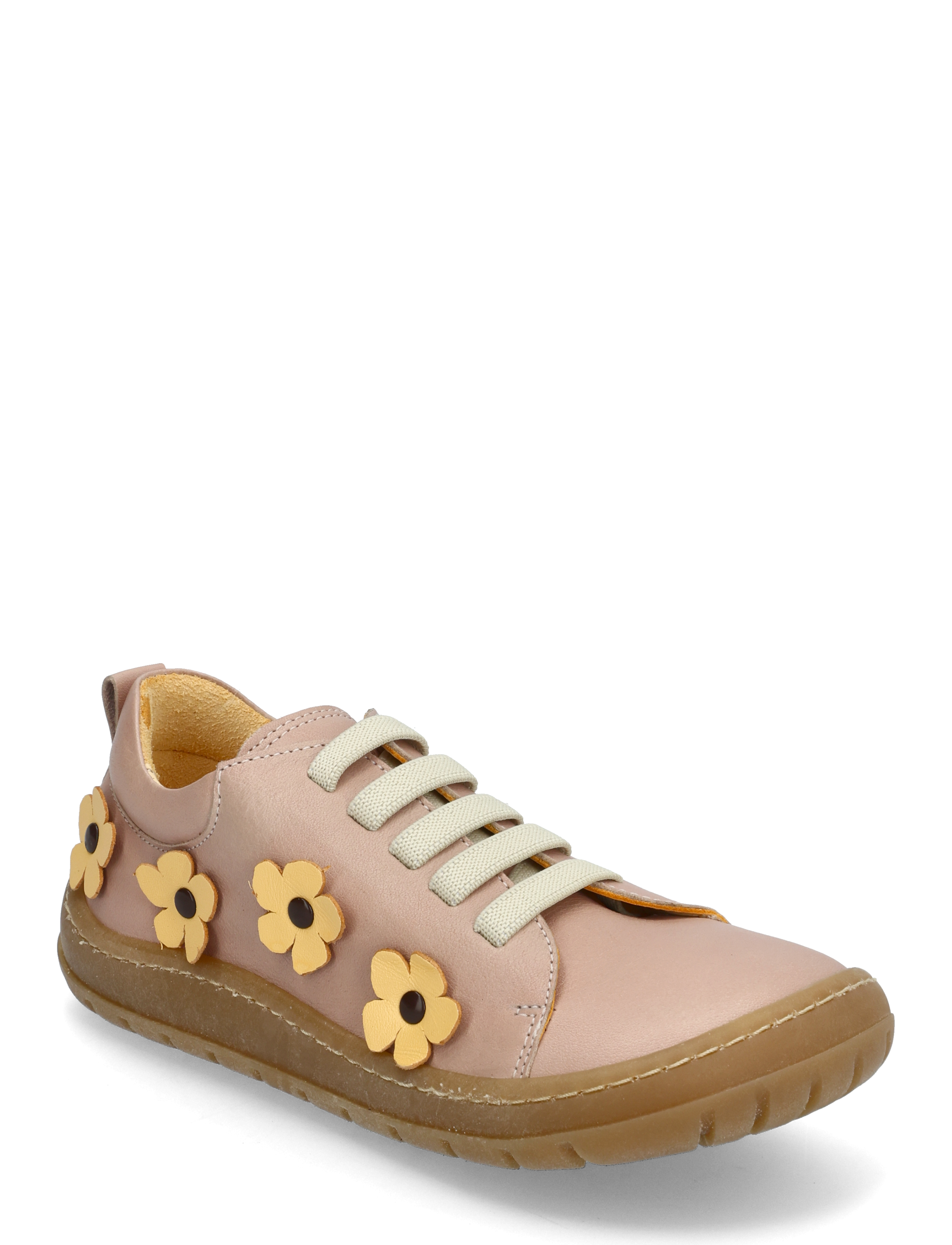 ANGULUS Shoes Flat With Lace, Børn, Blomstrede Slip-On Flade Sko, Pink, Str: 25