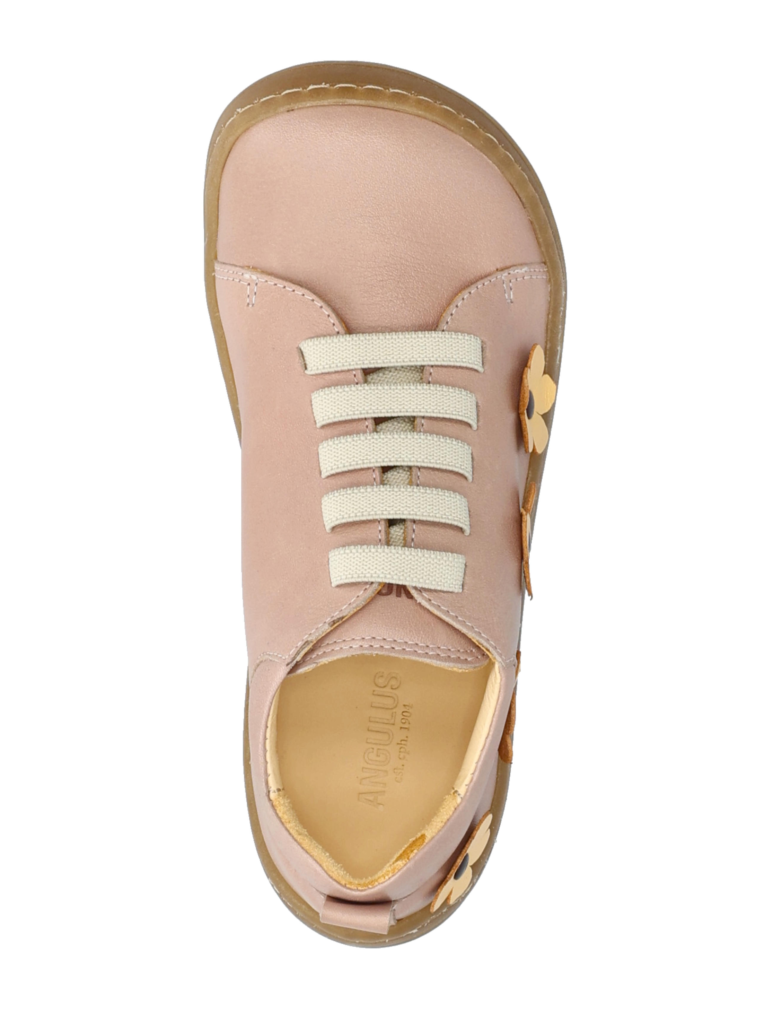 ANGULUS - Shoes - flat - with lace - gode sommertilbud - 3203/2713 rosebud/mellow yello - 3