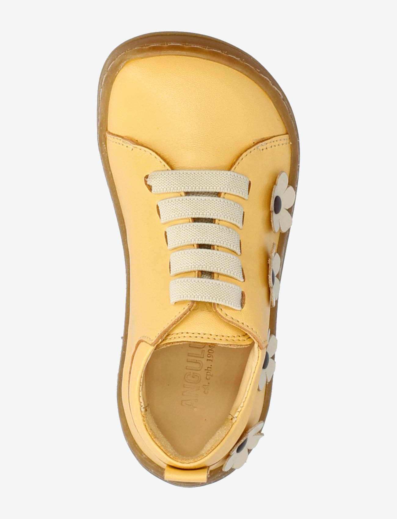 ANGULUS - Shoes - flat - with lace - niedriger schnitt - 2713/1502 mellow yellow/butter - 3