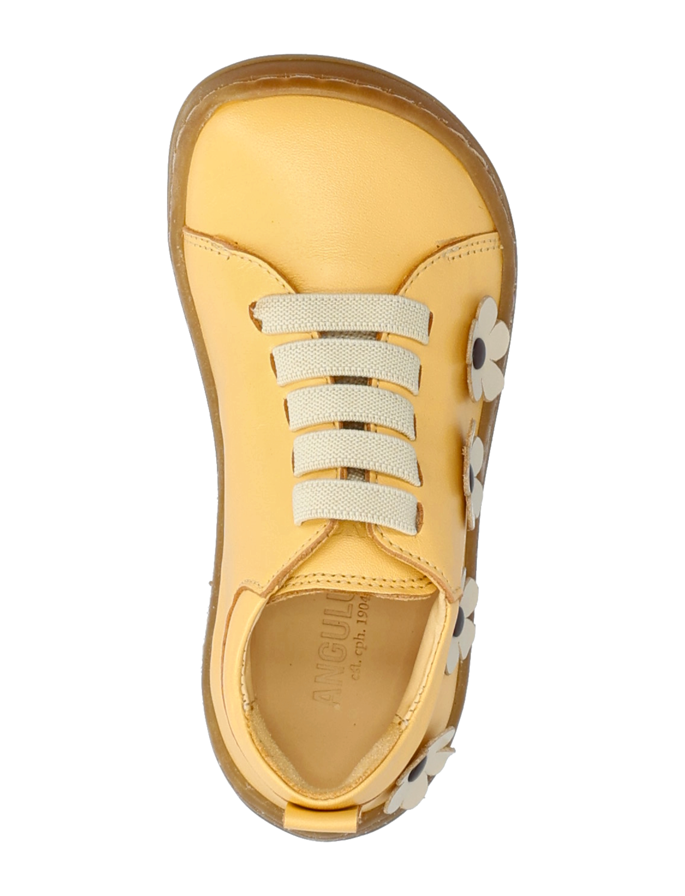 ANGULUS - Shoes - flat - with lace - gode sommertilbud - 2713/1502 mellow yellow/butter - 3