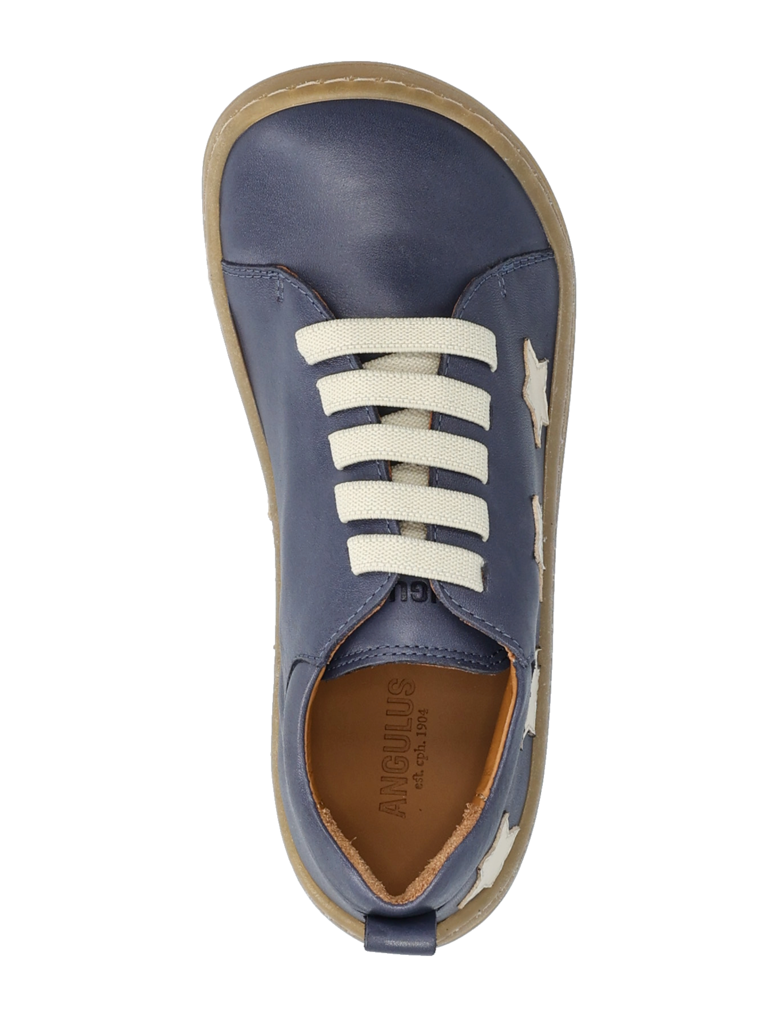 ANGULUS - Shoes - flat - with lace - lav ankel - 2722/1502 indigo/buttermilk - 3