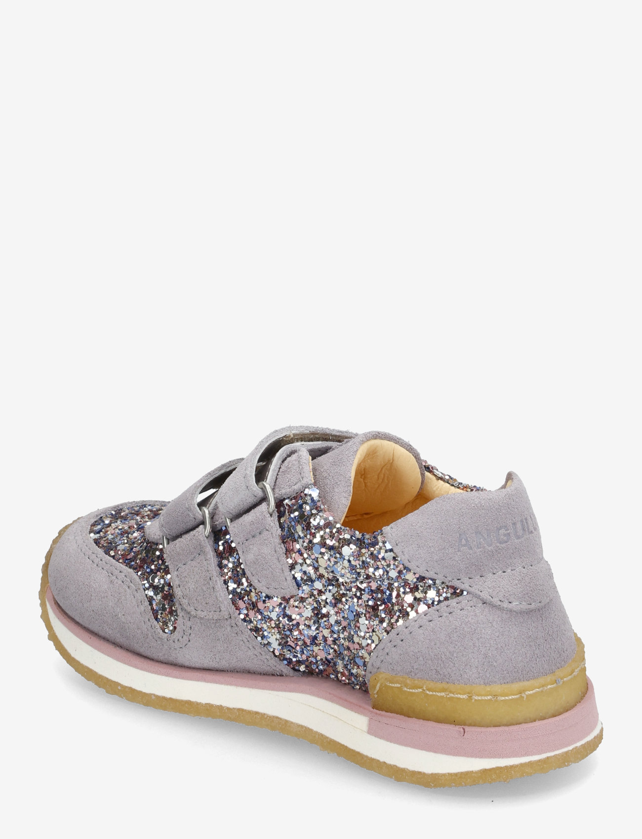 ANGULUS - Shoes - flat - with velcro - niedriger schnitt - 3296/3231 pastel multi glitter - 2