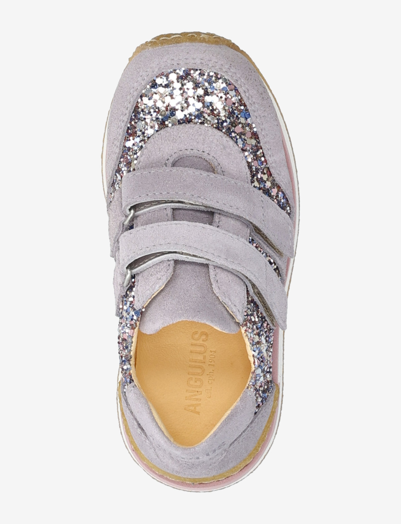 ANGULUS - Shoes - flat - with velcro - niedriger schnitt - 3296/3231 pastel multi glitter - 3