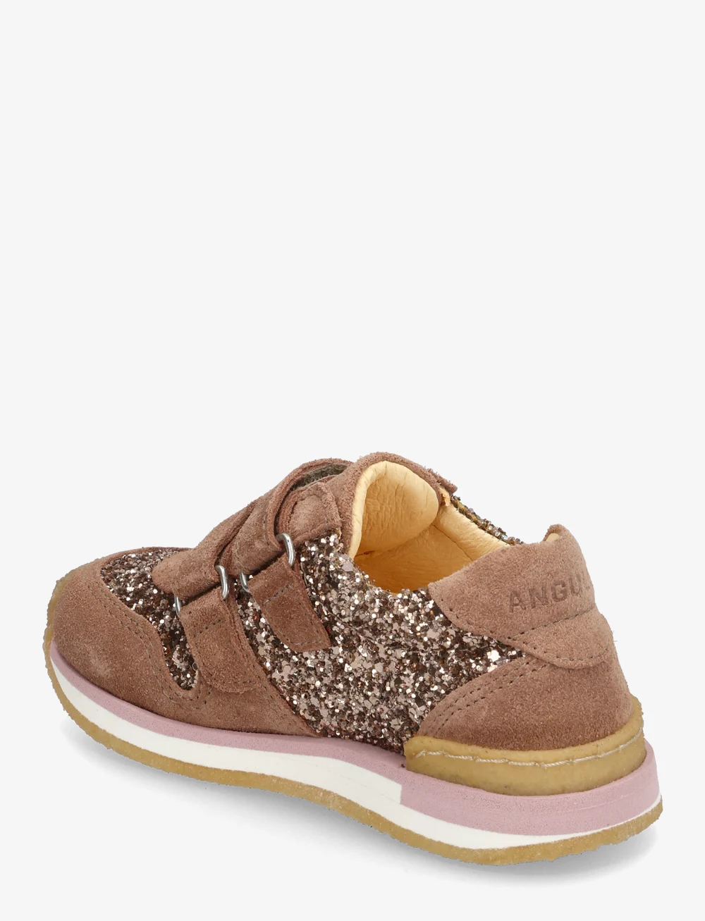 ANGULUS - Shoes - flat - with velcro - low tops - 3297/3232 clay glitter/clay - 2