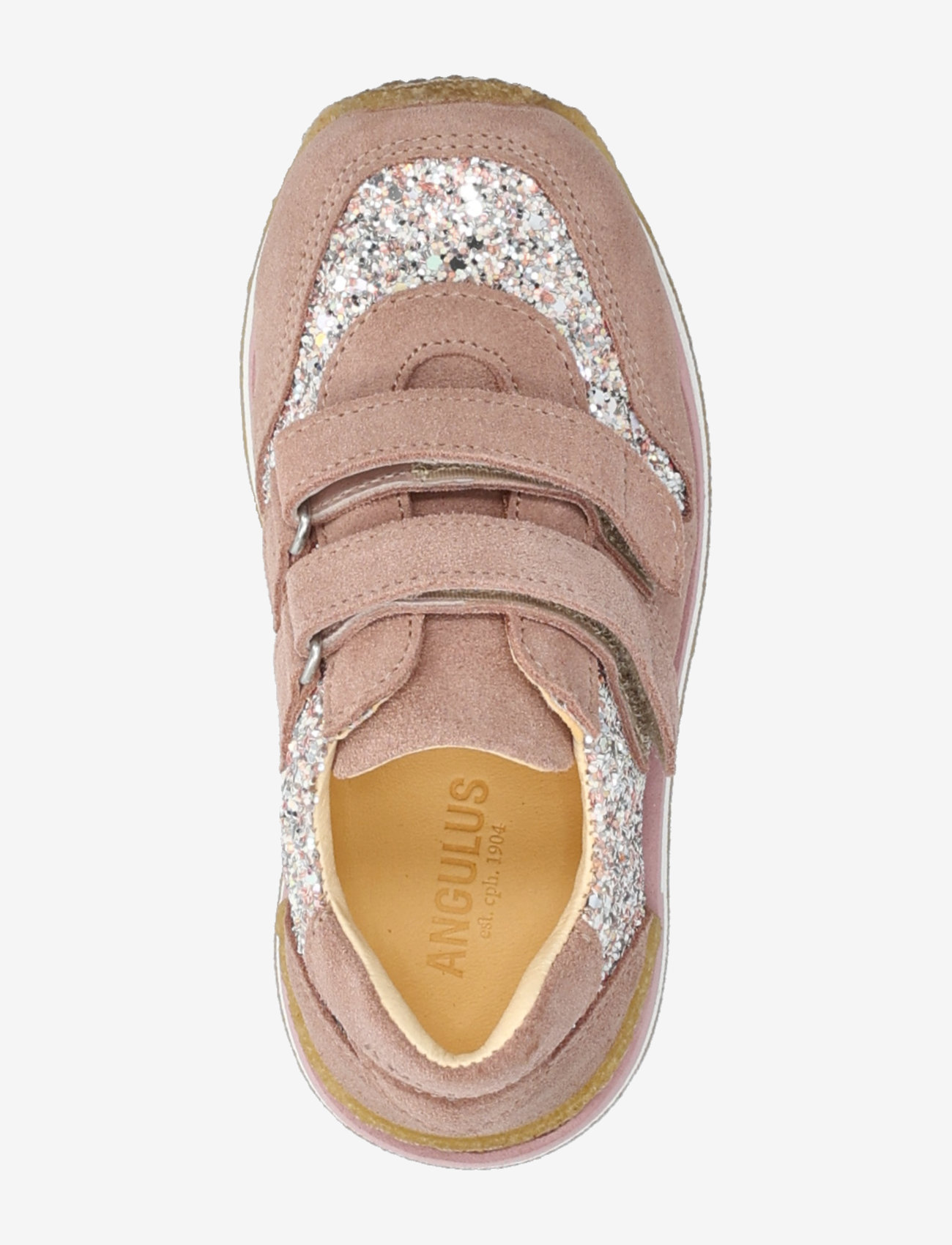 ANGULUS - Shoes - flat - with velcro - lave sneakers - 3293/3222 rosebud glitter/rose - 3