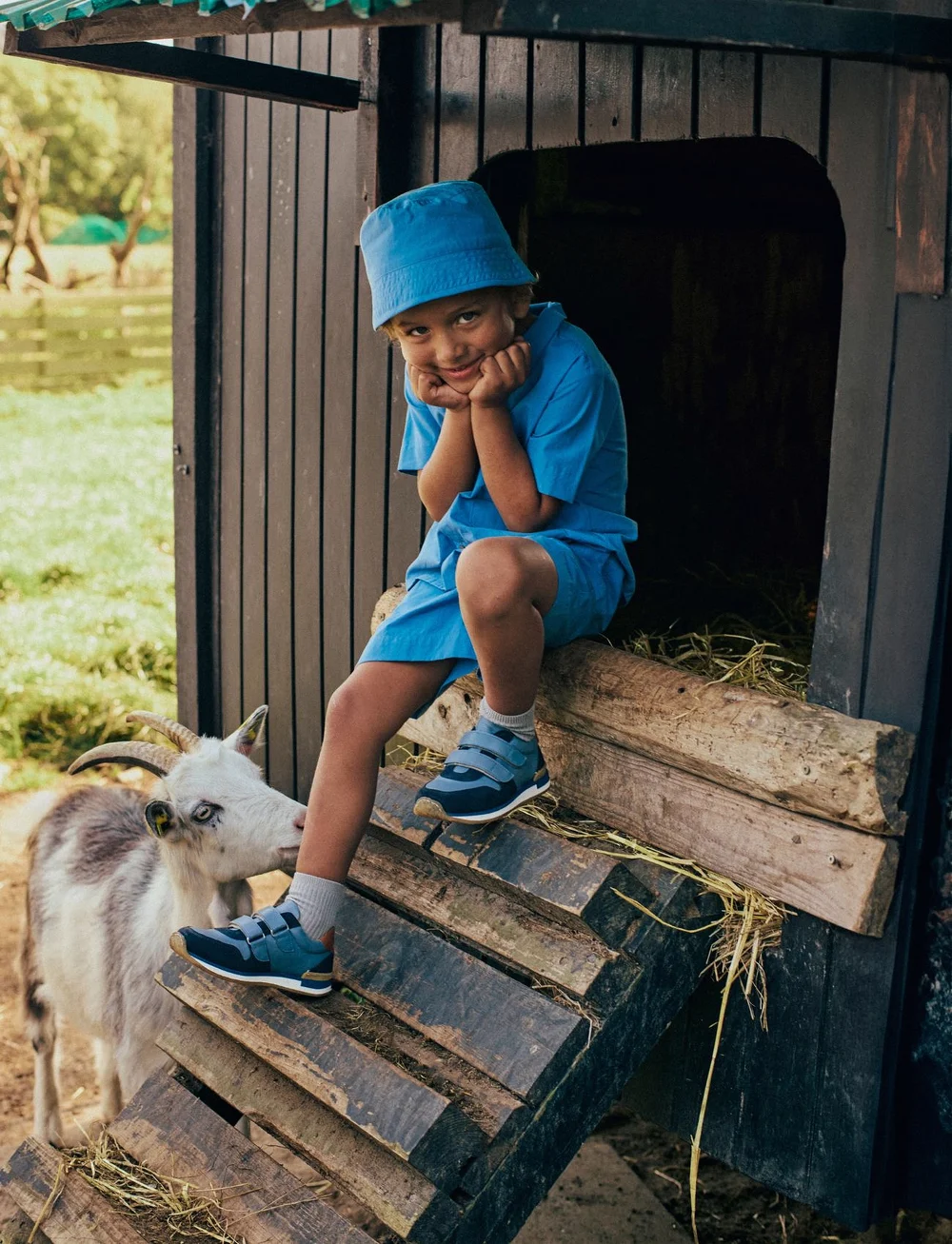 ANGULUS - Shoes - flat - with velcro - laag sneakers - 1778/2715/1789 navy/blue fog/t - 0