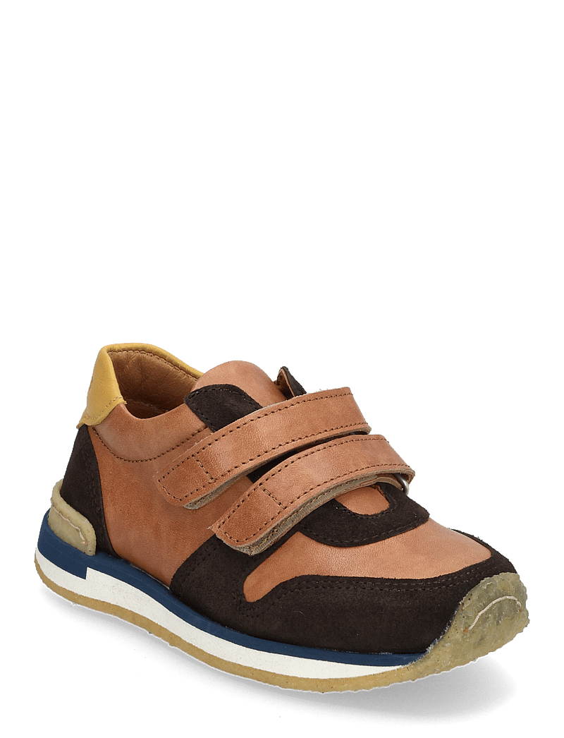 ANGULUS - Shoes - flat - with velcro - niedriger schnitt - 1779/1789/2719 dark brown/tan/ - 0