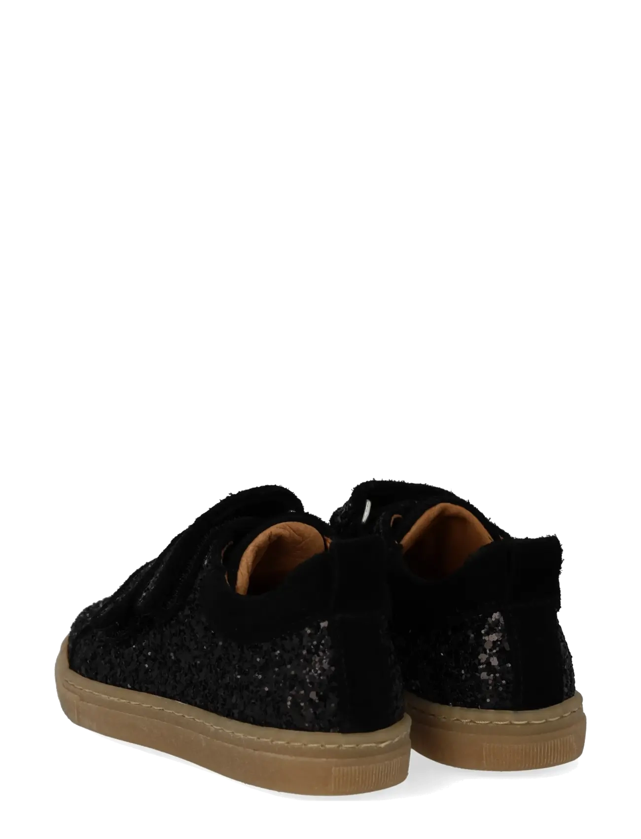 ANGULUS - Shoes - flat - with velcro - kõrge säärega tossud - 2486/1163 black glitter/black - 2