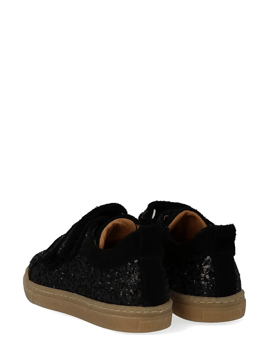 ANGULUS - Shoes - flat - with velcro - kõrge säärega tossud - 2486/1163 black glitter/black - 2