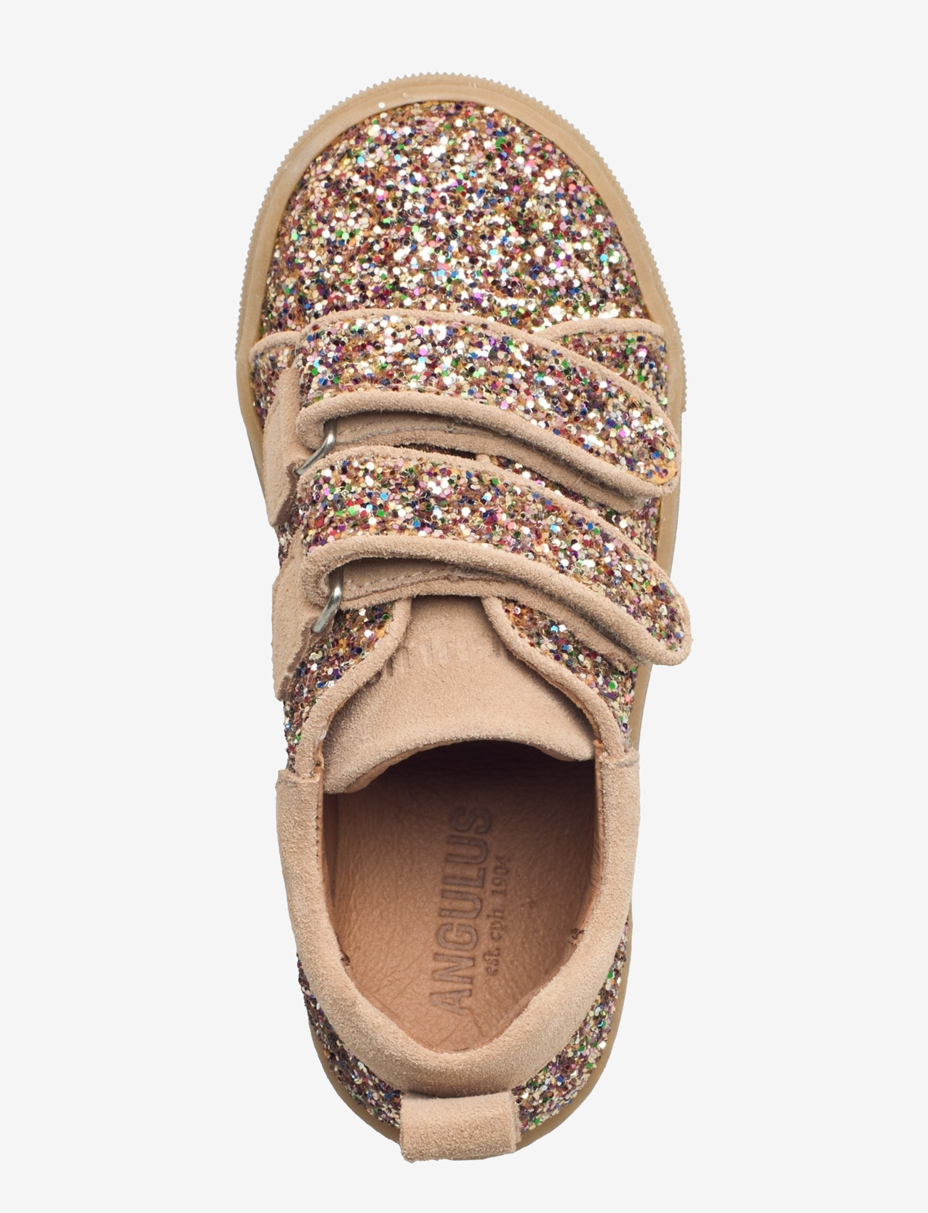 ANGULUS - Shoes - flat - with velcro - låga sneakers - 2488/1149 multi glitter/sand - 3
