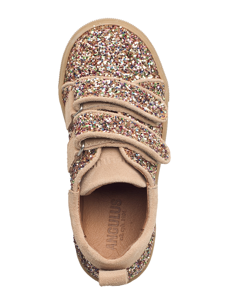 ANGULUS - Shoes - flat - with velcro - låga sneakers - 2488/1149 multi glitter/sand - 3