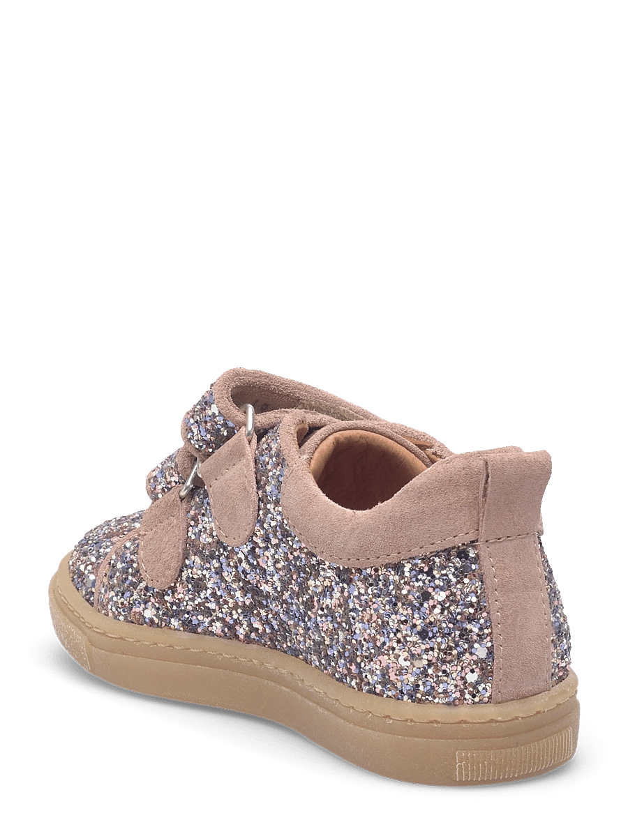 ANGULUS - Shoes - flat - with velcro - niedriger schnitt - 3296/3222 pastel multi glitter - 2