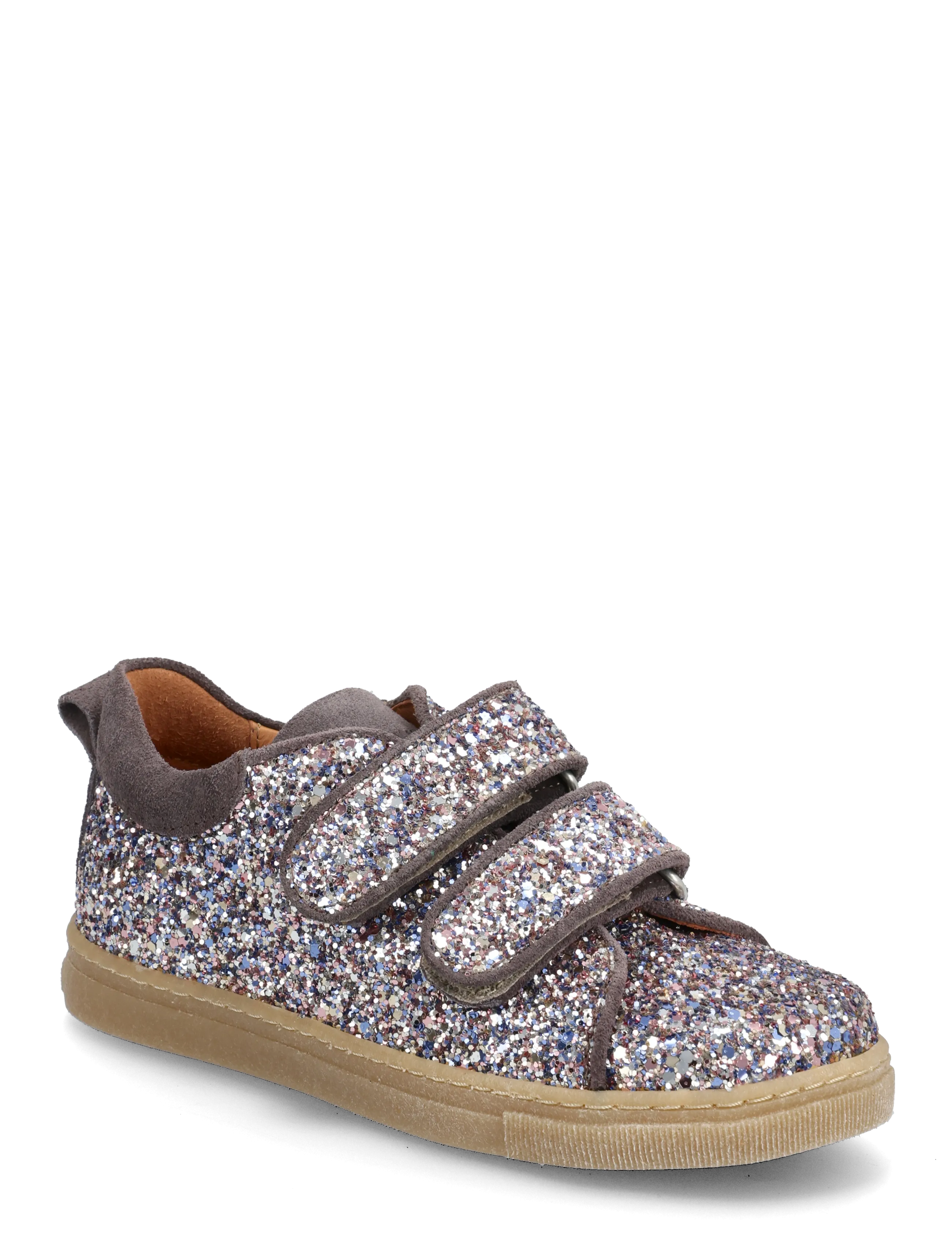 ANGULUS Shoes - flat - with velcro - Sko - 3296/2203 PASTEL MULTI GLITTER / silver