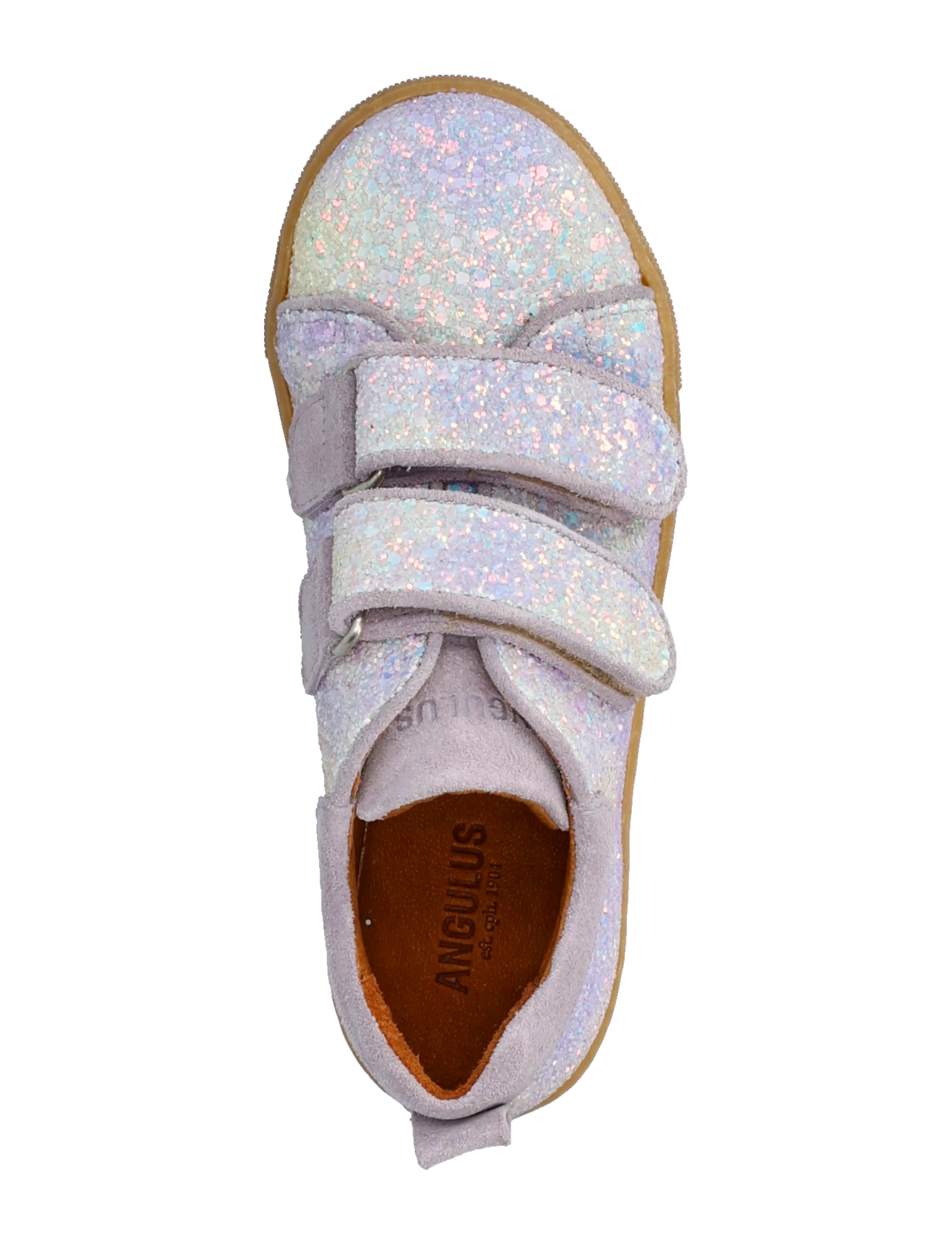 ANGULUS - Shoes - flat - with velcro - low tops - 4035/3231 unicorn glitter/lila - 3